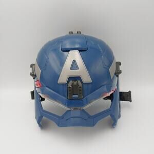 Marvel Captain America Light-up Face Mask‎ Rogers Hasbro Kids Halloween Mask